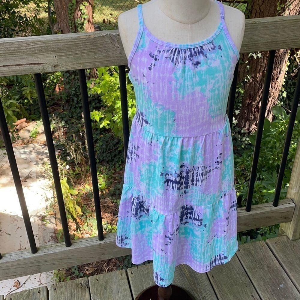 3 ❤️ for $30 NWOT spaghetti strapped tie dyed dress size M 7/8